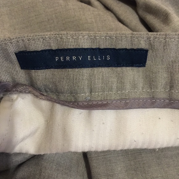 Perry Ellis Light Gray Dress Pants - Picture 5 of 6